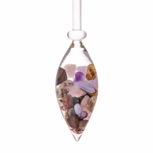Five Elements gemstone vial crystallo by vitajuwel sq18