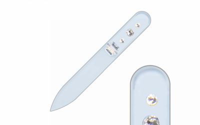 PURE Crystal Glass Nail File Clear Short