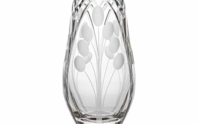 Cut Crystal Bud Vase 8 in Art Deco Nostalgia